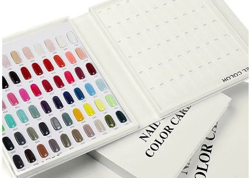 120 цветов профессиональный Card Book Nail Art дисплей лак для ногтей УФ-гель цветной дисплей диаграмма цвета ногтей инструменты Бесплатная доставка ZA2681