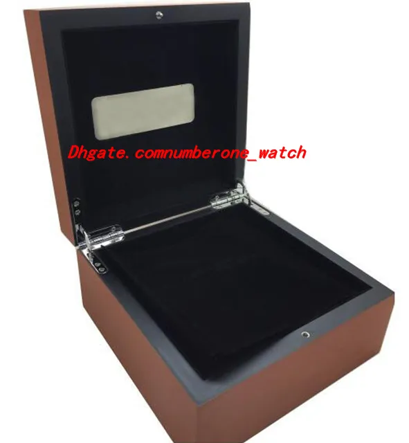 Fabriksleverantör Mens for Watch Box Original trä Inner yttre kvinnas klockor Boxar Papers armbandsur256v
