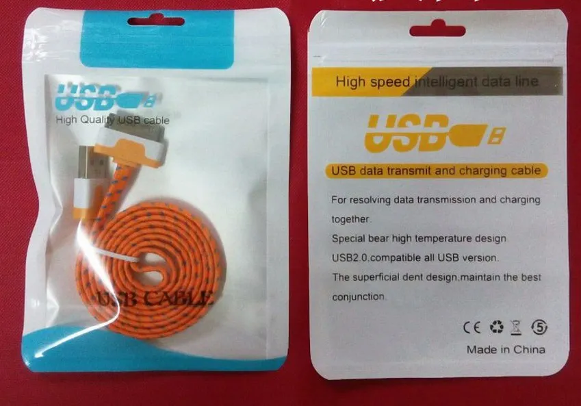 Clear White Plastic Poly Bags OPP Packing Zipper Lock -pakket Accessoires PVC Retailboxen Handgrepen voor USB -kabel mobiele telefoon Case WA5877505