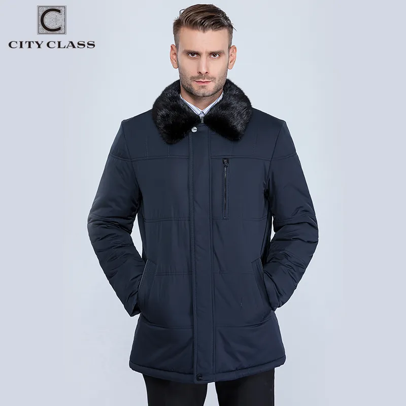 Chaquetas para hombres al por mayor- Clase de la ciudad 2021 Hombres de espesor cálido chaqueta de invierno de moda Cuello de visón de pello de camello por encima del abrigo 15912