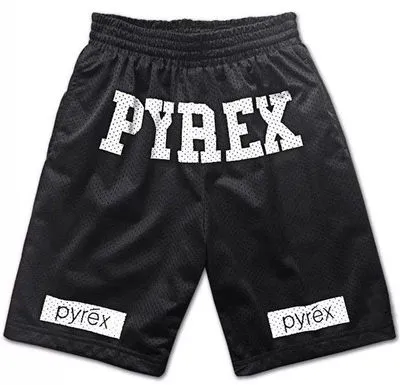 Pyrex 23 shorts top over joggers