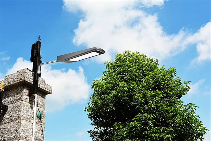 Super Bright Solar Stree Light Lead Wall Lamp 108led 15W مقاومة للماء IP65 Street Road Garden Radar Motion Sensor