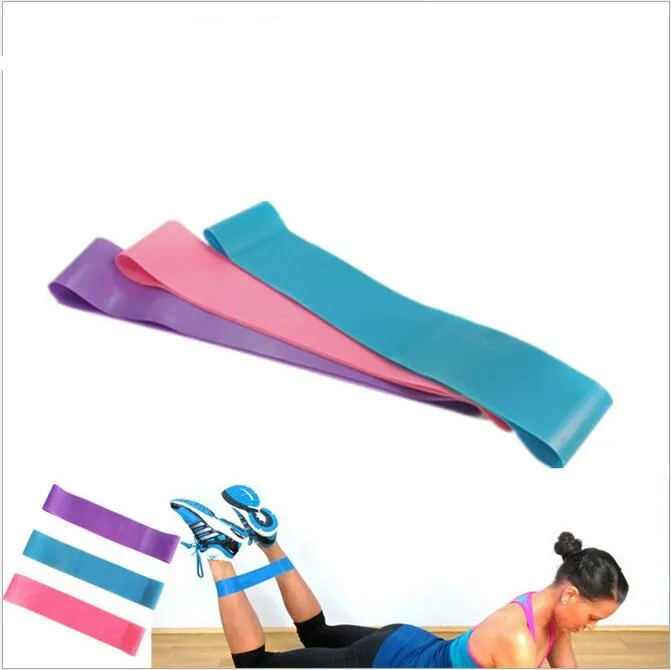 Yoga Rubber Tension Resistance Band Wholesale Fashion Designer gym sport Pilates latex Stretch pilates workout Exercise Fitness belt