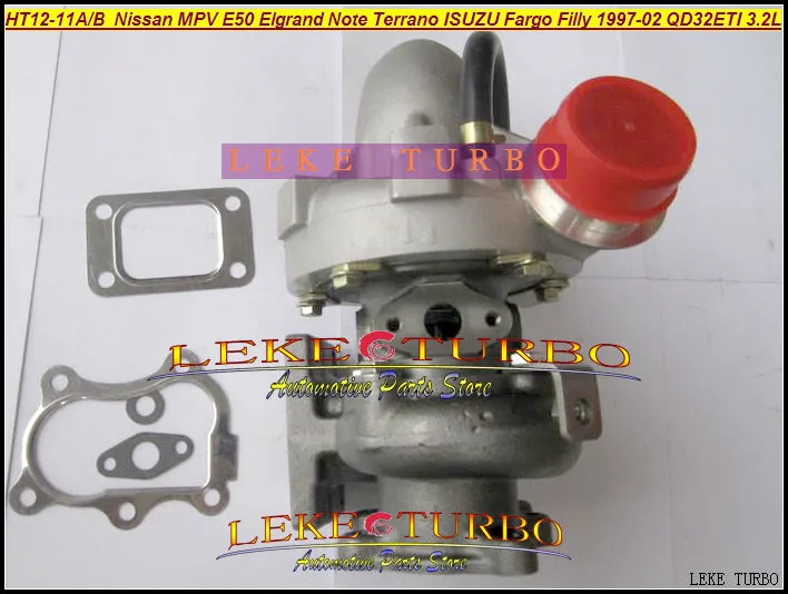 HT12-11A HT12-11B 14411-1W400 Turbocharger For Nissan MPV E50 Elgrand Note Terrano ISUZU Fargo Filly 1997-02 QD32ETI 3.2L (1)