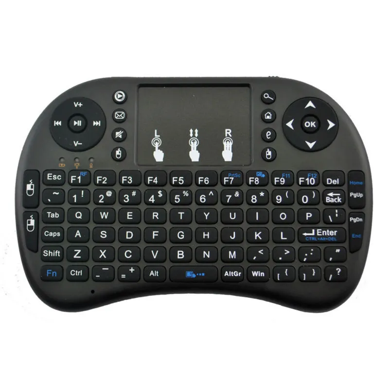 Rii – Mini clavier sans fil i8, 2.4GHz, Air Mouse, télécommande, pavé tactile, pour Android Box TV, jeu 3D, tablette Pc