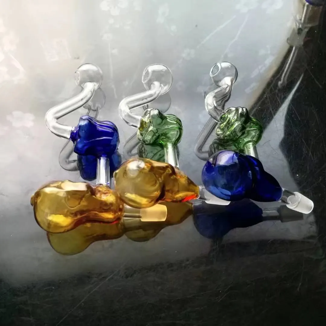 Smoking Pipes Rose pot glass bongs accessories Smoking Pipes colorful mini multicolors Hand Spoon