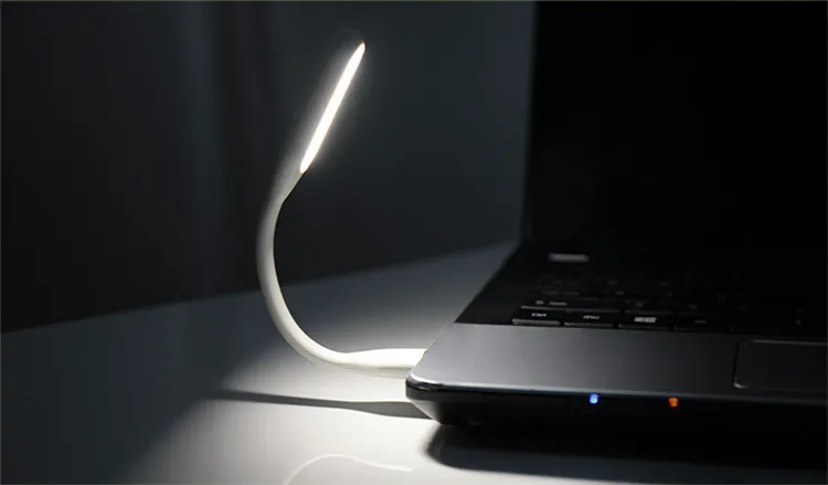 Draagbare USB LED Lamp Licht Flexibele Buigbare Mini USB-licht voor Notebook Laptop Tablet Power Bank USB Gadets met of without Pakket V