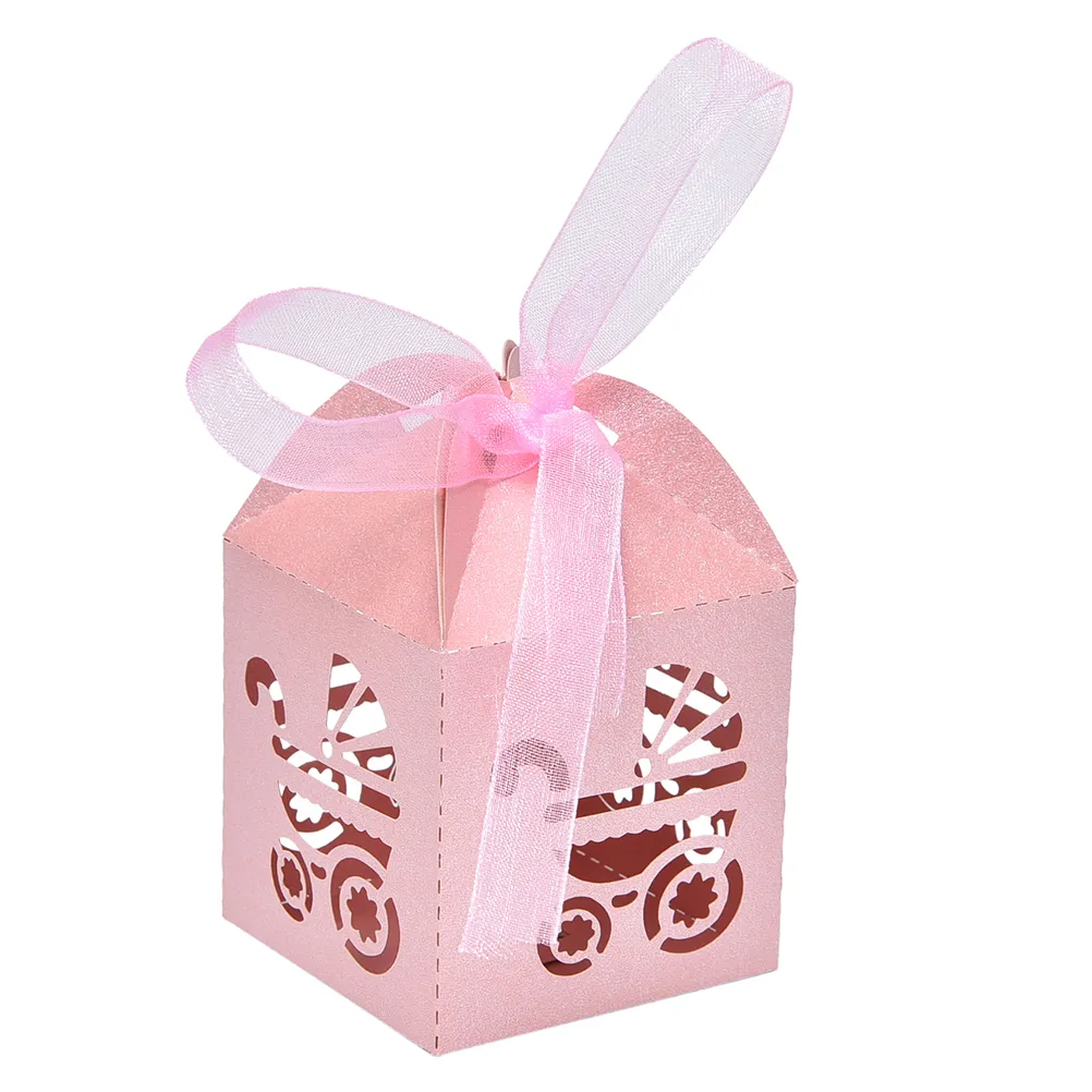 Camidy Bomboniera Candy Box Per gli ospiti 2050pcs Kraft Scatole con  etichette di carta e bussola Confezione regalo per baby shower Decorazione  della festa di nozze di compleanno