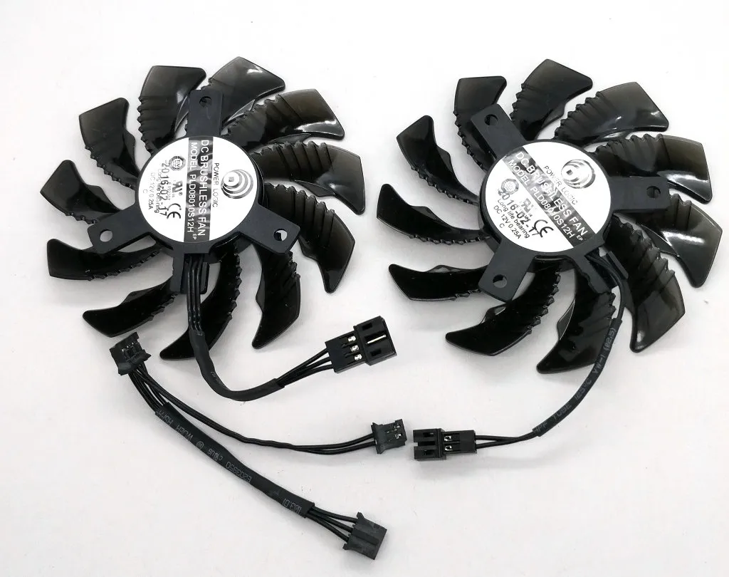 New Original for Gigabyte GV-N960O Power Logic PLD08010S12H 12V 0.25A graphics card cooling fan