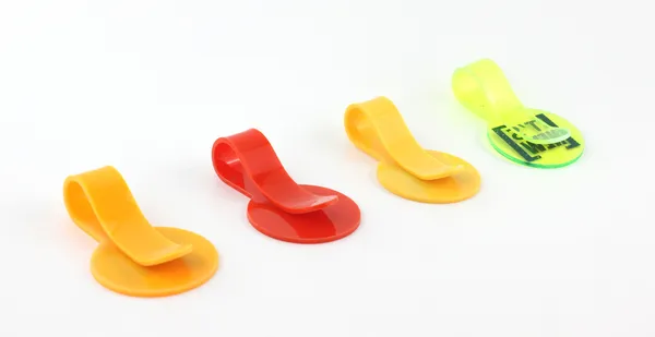 78x48mm POP promotion signe Clips vente imprimé club cosmétiques salon de manucure chaussures bottes vente pince de signalisation en plastique snap présentoir