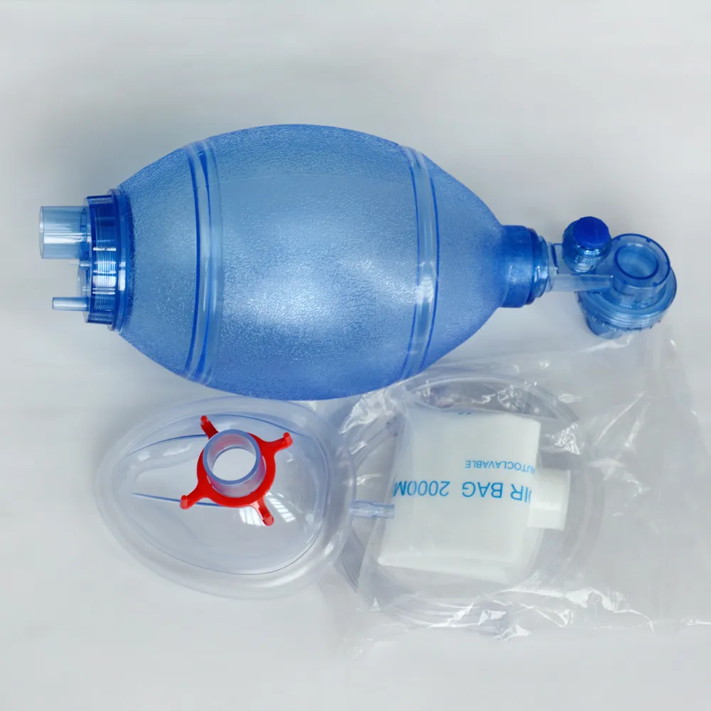 Disposable CPR Face Mask Resuscitator Kit With Bag For First Aid
