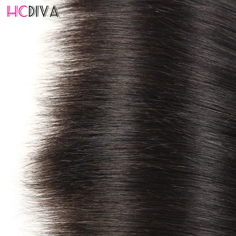 Brazilian Virgn Human Hair Bundles with Closure Pre Plucked 360 Lace Frontal with Baby Hair Straight & Body Wave Brazilian Virgin Hair Wefts