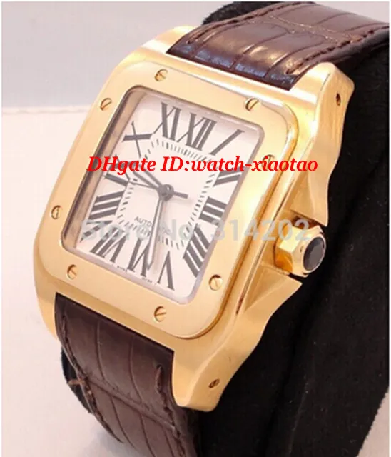 Relógios de luxo 18k ouro amarelo relógio masculino 2657 w20071y1 100 relógios de pulso movimento automático relógios masculinos watch232e