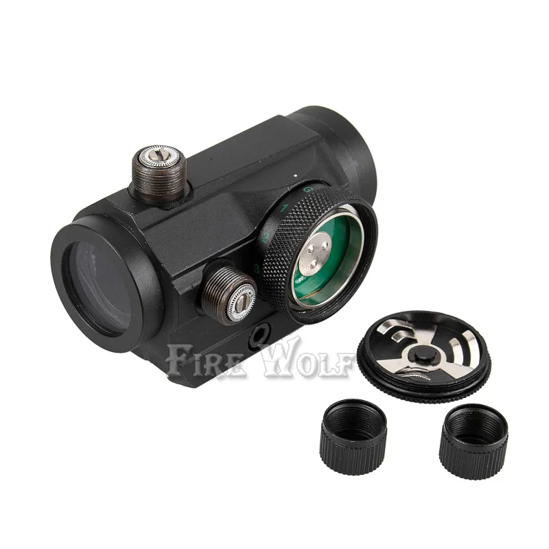 Fire Wolf Red Dot 20mm Mount Pistol Scope Optics Riflex Hunting Riflescopes Red Dot Airsoft Air Guns Scopes Holographic Sight