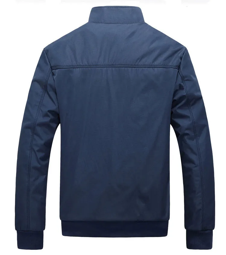 Spadek Kurtka Mężczyźni Czarny Płaszcz Dorywczo Kurtki Męskie Outdoor Windbreaker Płaszcz Jaqueta Masculina Vest Homme Odzież Plus Rozmiar M-5XL