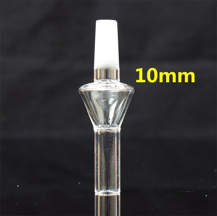 Hoogwaardige Quartz Nail Drip Tips Domeloze Quartz Nail 10mm 14mm 18mm voor Micro NC 100% Quartz Nail