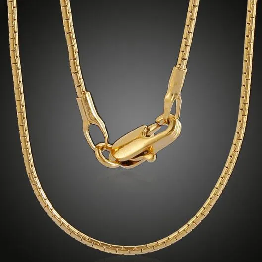 Collana clavicolare catena venditore caldo ornamenti placcati oro rame 18 carati gioielli di moda europei e americani