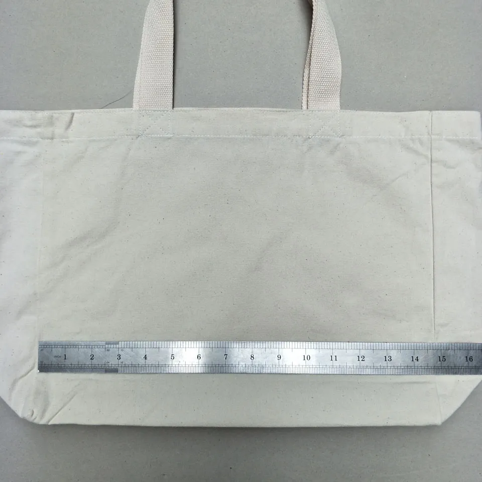 Borsa tote in tela shopping bag in tela di puro cotone da 8 once stampa personalizzata colore nero / bianco / cotone naturale 12 * 15 * 4in nave libera da DHL