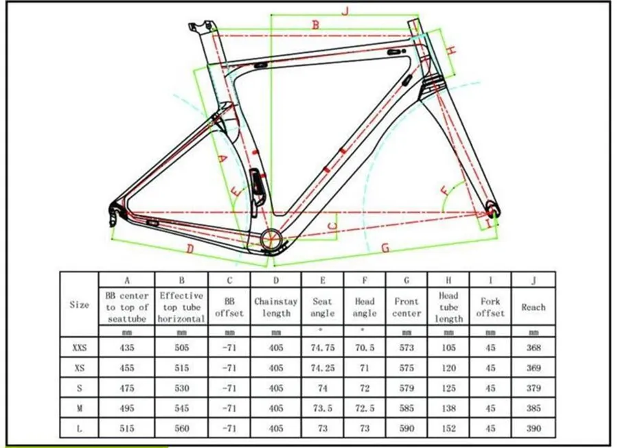 Cipollini nk1k shop size chart