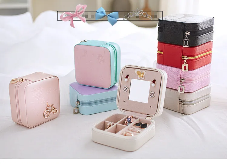 Hot Selling 2017 Jewelry Boxes Party Gift Boxes PU Makeup Boxes For ...