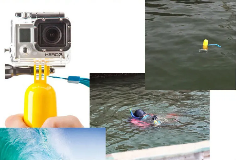Do GoPro 9 8 Bobber Floating Handheld Stick Ręcznie uchwyt monopod dla Go Pro Hero 2 33 4 5 6 7 Black SJ4000 Sport Camera Dostęp 5487527