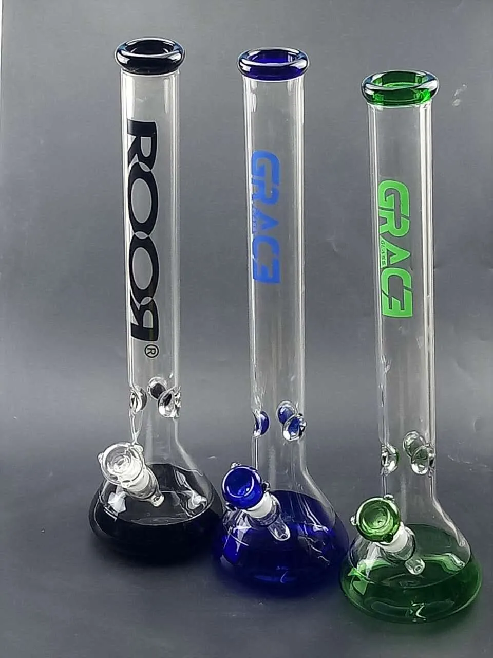 50cm Tall Handmade Glass 18.8mm Blue 