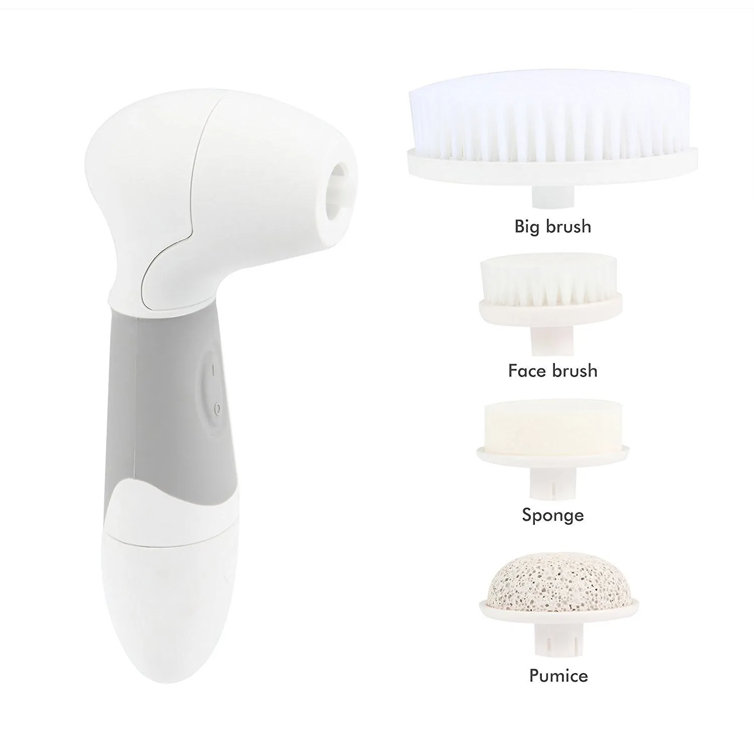 Electric Facial Brush Cleanser Massager Scrubber Face Cleaning Brushes Spa Face Skin Care Device Kits with box package by DHL