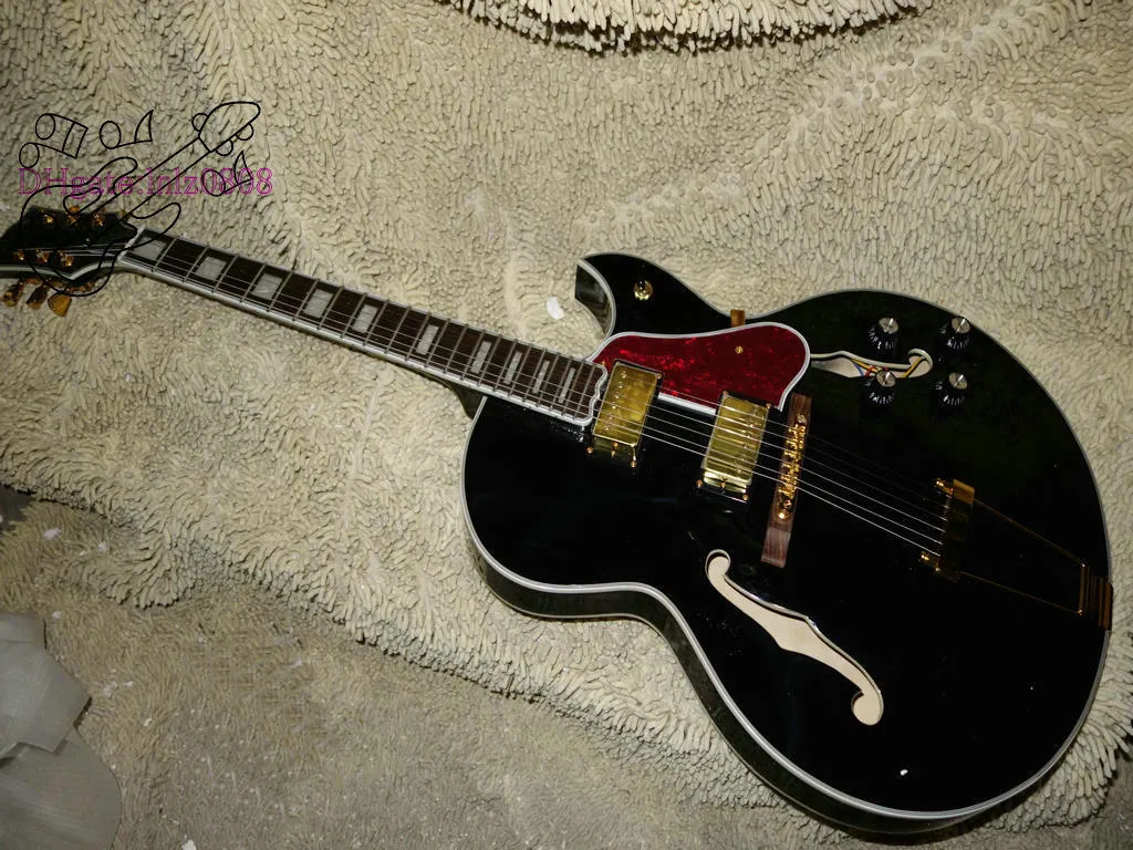 Custom Shop Guitar Jazz Guitar Black Hollow Body 335 Gitara elektryczna w magazynie Z Chiny Hot OEM Guitar