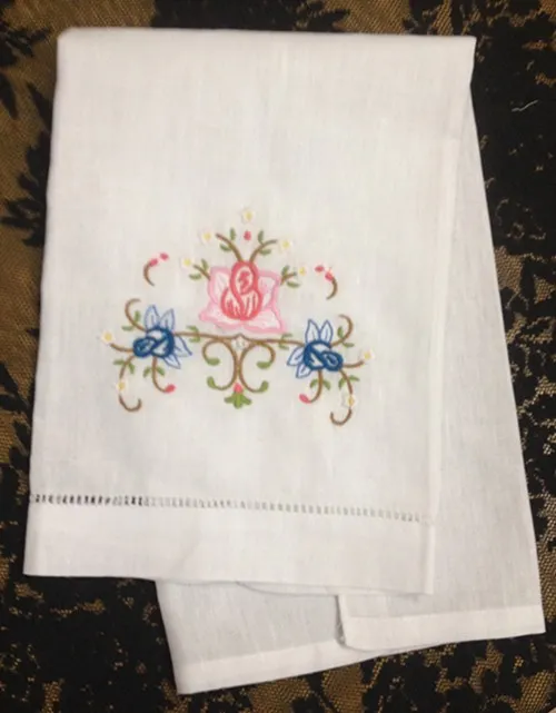 Textile de maison linge blanc dames HandkeHand serviette à main 12 pièces14x22 