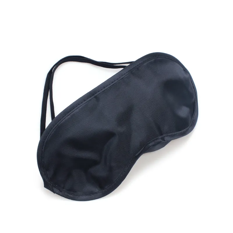 Black Sleep Eye Masker Shades Sleeping Rest Cover Blinddoek Nieuwe Outdoor Air Travel Groothandel 1200 stks Vermijd direct zonlicht