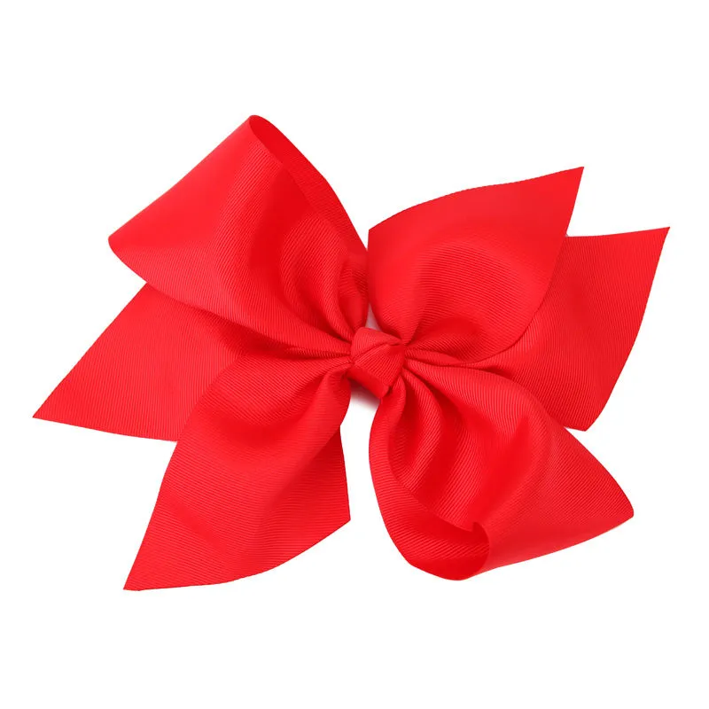 varmförsäljning! 10 tums boutique Grosgrain Ribbon Bow Girls Hairpins Big Bowknot Hair Clip Hårtillbehör 196 Färger tillgängliga! /