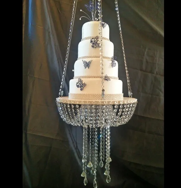 Grand support de fournitures de gâteau de mariage en cristal acrylique, centres de table à gâteaux multicouches, présentoir de porte-fleurs de mariage en cristal