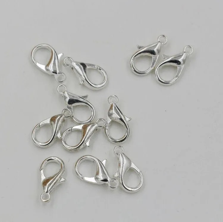 Nickle plated lobster clasps 10mm M362 jewerly findings jewellery accessories jewelry part for jewelry shop