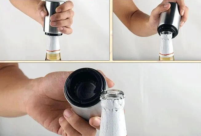 Abrebotellas Para Cerveza Destapador Automático Magnético De Acero Inoxidable Para Botellas De Cerveza Y Refrescos Abridor Tapas Cerveza Refresco Imán Coleccionismo