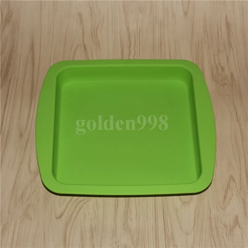 wholesale plat de cire de silicone casserole profonde forme carrée 8 