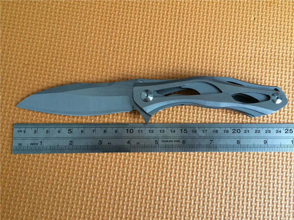 Medford M2 BM 3300 Alex Flipper Folding Kniv D2 59HRC Satinblad Stål Rostfritt CNC Finish Handle Knivar