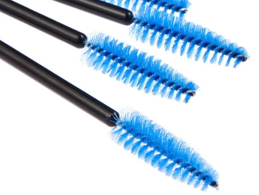 Pinceau de maquillage Fibre synthétique rose Brosse à cils jetable One-Off Mascara Wands Applicator Wand Brush