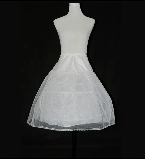 2017 neueste kinder petticoats hochzeit braut zubehör kleine mädchen crinoline weiß long blume mädchen formelle kleidunterkirt