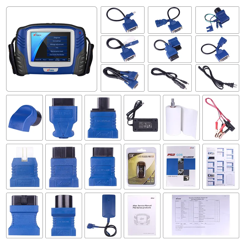 أداة تشخيص السيارات XTOOL PS2 GDS إصدار البنزين أداة تشخيص PS2 Full