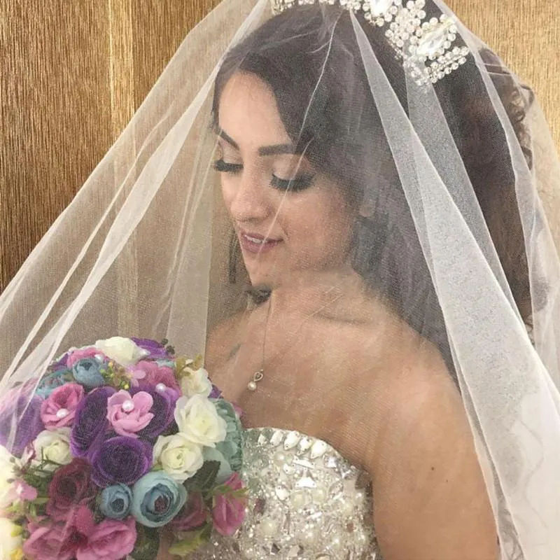 Robes de mariée en perles de strass scintillantes robe de bal chérie robes de mariée en tulle avec arc rose 2018 robe de mariée pas cher sur mesure
