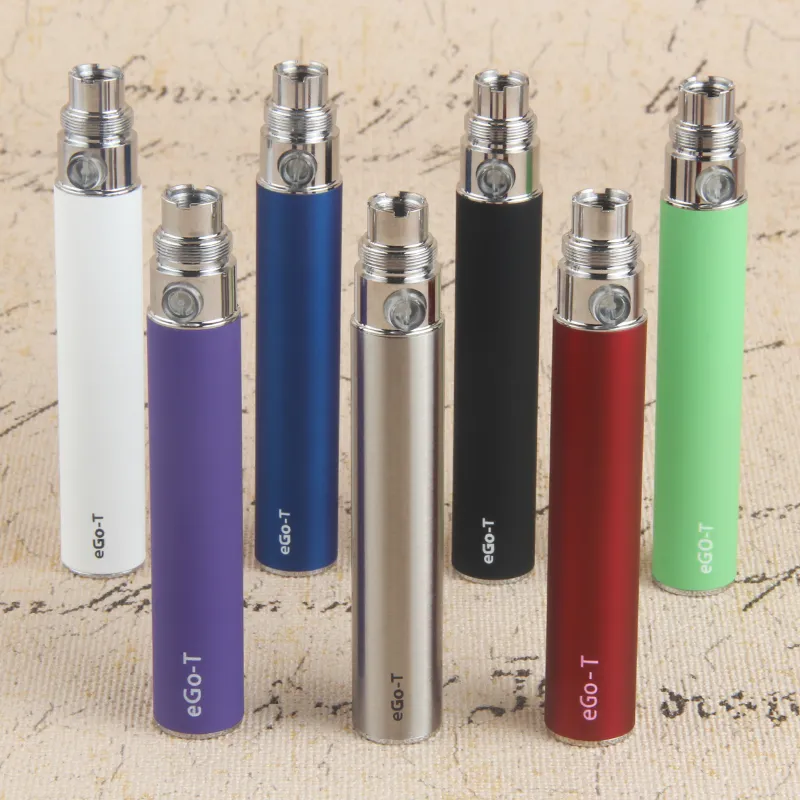 EVOD EGO T Vaporizzatore Batteria adatta Cera Glass Globe 510 Vapes Penne MT3 CE4 CE5 E Cigs Atomizzatore Clearomizer + Caricatore USB