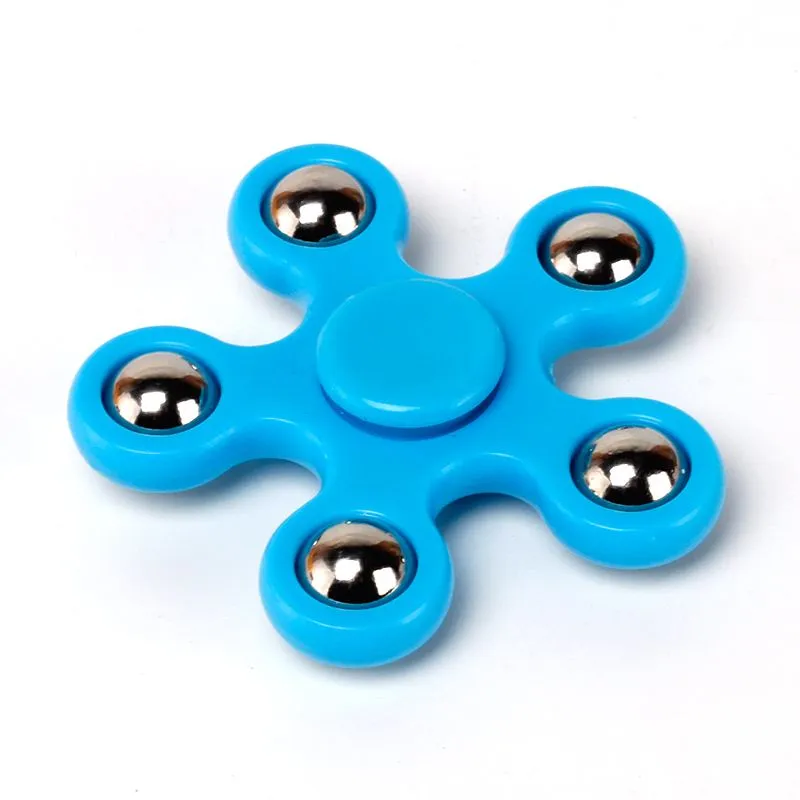 Jouet de spinner Fidget bleu platine pour le Maroc