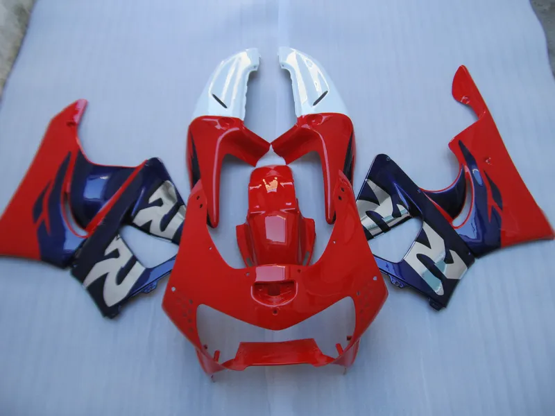 Bezpłatne 7GIFTS Zestaw targowy dla Honda CBR919RR 98 99 Red Blue Motorcycle Fairings Set CBR 900RR 1998 1999 OT13