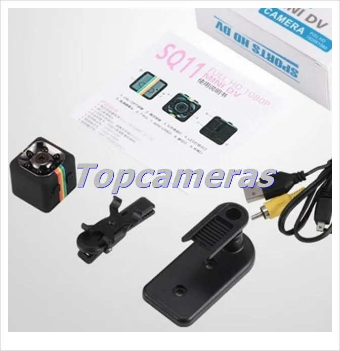 Mini DV SQ11 HD 1080P 720P DV Voice Video Recorder IR Infrared Night Vision Digital Small Camera Camcorder