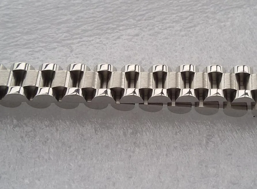 Nieuwe Super Nobele Mode Hoge Kwaliteit Heren 316L roestvrij staal Zilver Wit Band Link Ketting