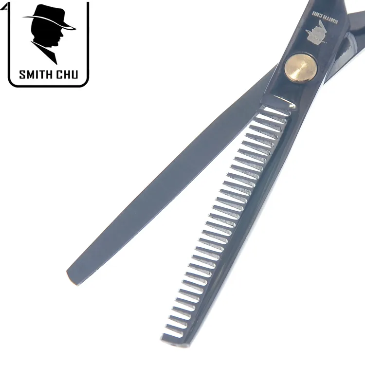 5.5inch 2017 Smith Chu Sharp Professionalの理髪はさみの髪の間伐鋏サロンはさみのかみそりJP440C送料無料、LZS0023