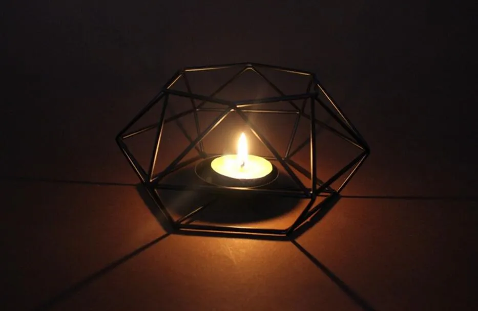 American Wedding Iron Candlestick Holder Kmart Large Capacity, Creative