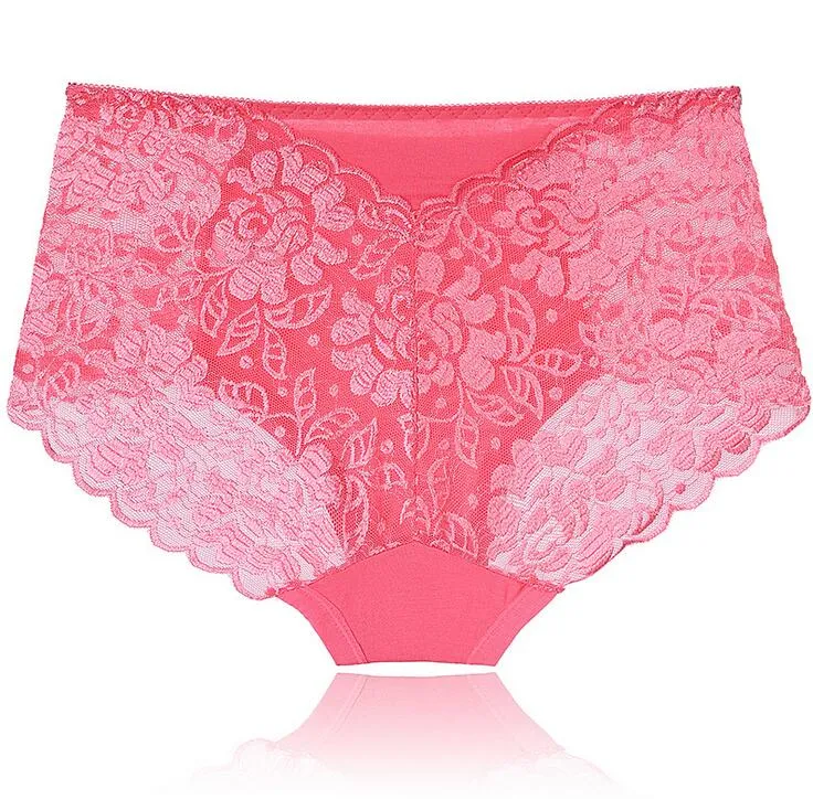 Navio grátis na cintura Corpo Sexy Calcinhas Mulheres Lace Underwear Ms. Modal Briefs Transparente Respirável Slim Mulheres Underwears NP034