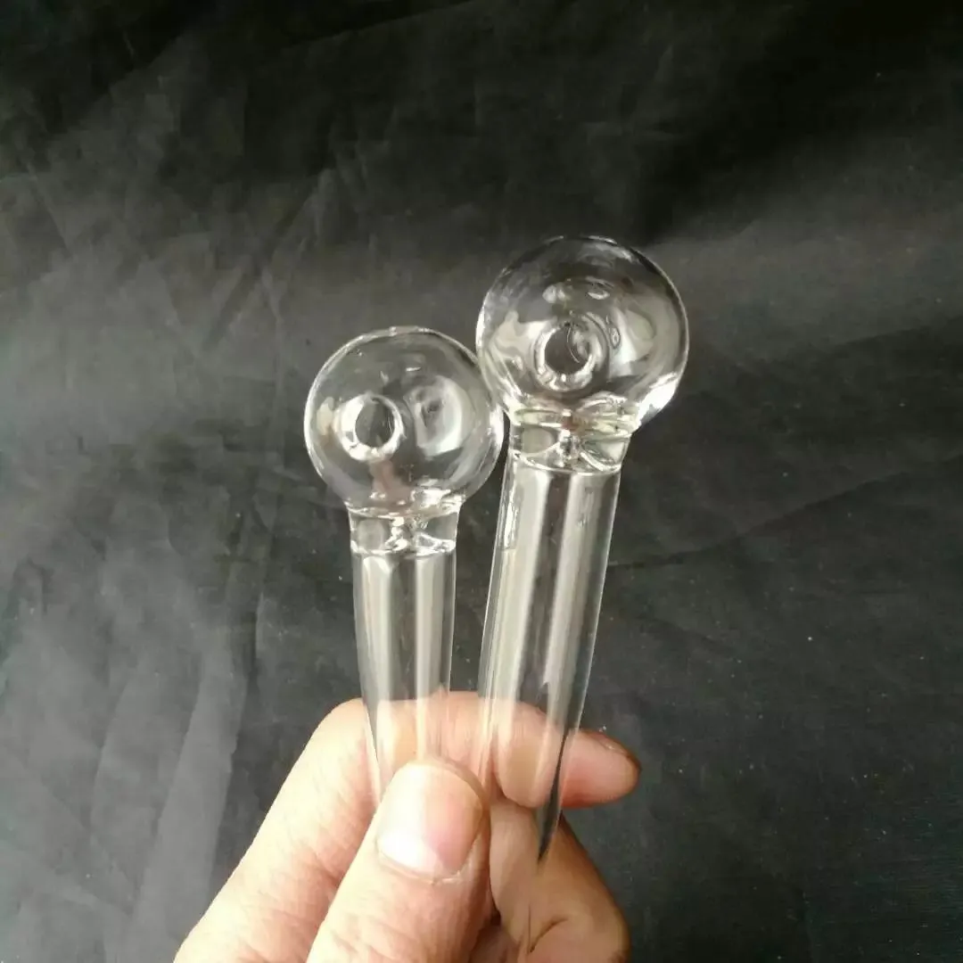 Projeto mais recente Qualidade de qualidade Pyrex Glass Oil Burner Tubo Limpo tubo de cera Tubo de vidro espesso fumando mão de tabaco Tuba de cachimbo seco Filtros de cigarro