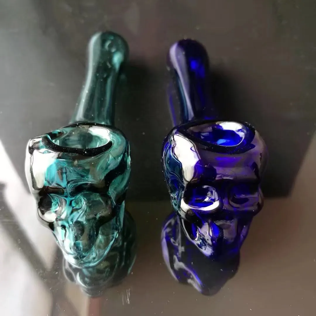 Bone head pipe , Wholesale Glass Bongs, Glass Hookah, Smoke Pipe Accessories